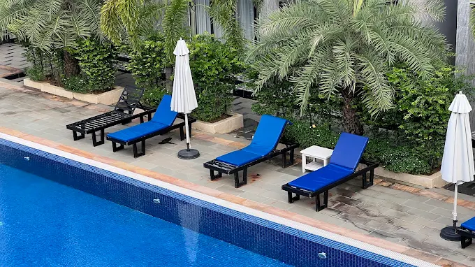 Double Room with Poolside Terrace