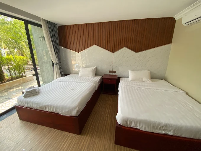 Twin Room with Poolside Terrace